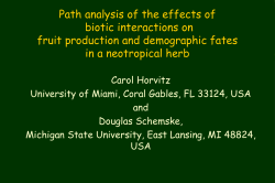 How plants make and move offspring and how plant populations grow