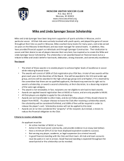 Sprenger Merit Scholarship final