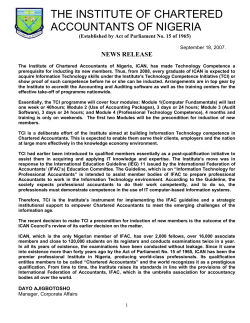 Technology Competence Initiative (TCI)