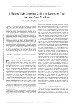 Efficient Web-Learning Collision Detection Tool on Five