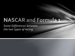 NASCAR and Formula 1 &ndash; Power Point