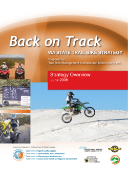 Strategy Overview Part 2 Final - Trail Bike Management Australia