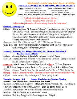 2:00pm Golf Card Game with AL – Wellness Center