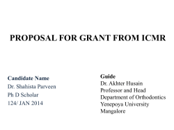 grant proposal presentation - Yengage