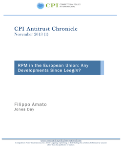 CPI Antitrust Chronicle