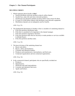 Chapter 2&mdash;The Channel Participants
