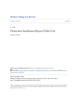 Protection Instalment Buyers Didn`t Get