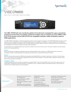 CP6100 - Harmonic Inc