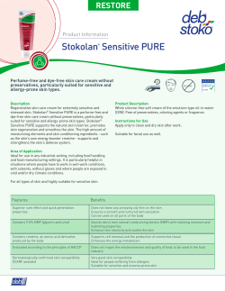 Stokolan&reg; Sensitive PURE - Rockwater Professional Products