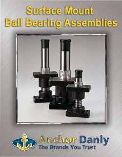 Lamina Surface Mount Ball Bearing Assemblies
