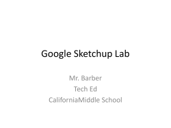 Google Sketchup Lab