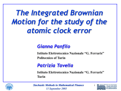 Presentazione di PowerPoint - Dipartimento di Matematica