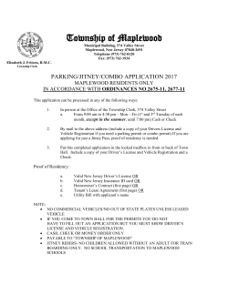 Parking/Jitney/combo application