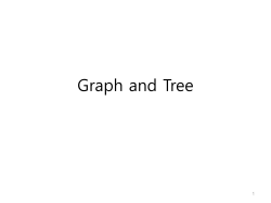 Graph and Tree 1 Graph G = (V, E) V : set of vertices (or nodes) E