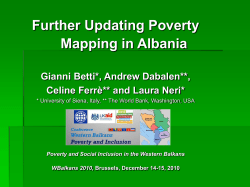 Poverty Mapping - World Bank Group