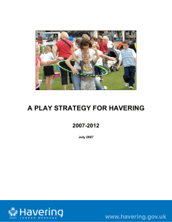a play strategy for havering