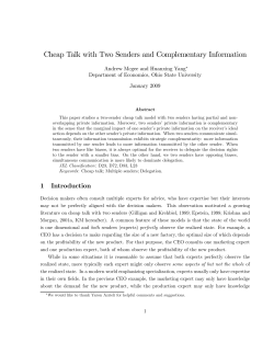 Cheap Talk with Two Senders and Complementary Information
