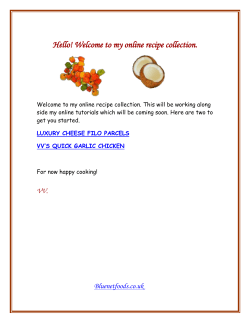 luxury cheese filo parcels - Caribbean Food, Spices and Ingredients