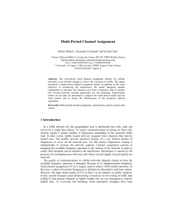 Multi-Period Channel Assignment