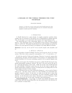 A REMARK ON THE TORELLI THEOREM FOR CUBIC