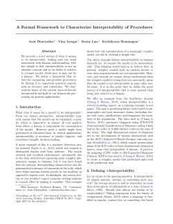 A Formal Framework to Characterize Interpretability