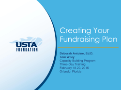Creating Your Fundraising Plan