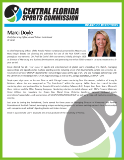 Marci Doyle - Central Florida Sports Commission