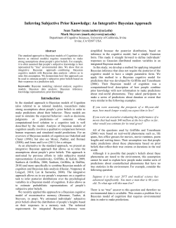 Inferring Subjective Prior Knowledge