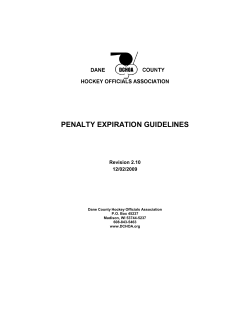 penalty expiration guidelines