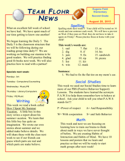 Math - Eugene Field Elementary