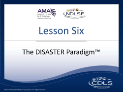 Lesson Six - Yankton Rural AHEC