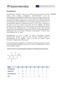 Phenethylamines Phenethylamines represent a wide class of