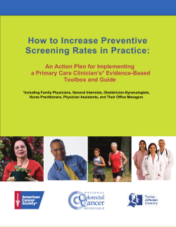 How to Increase Preventive Screening Rates in Practice
