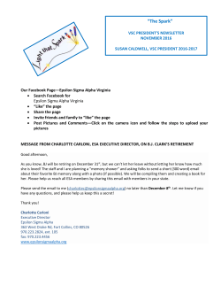 President`s Newsletter - November 2016 - ESA