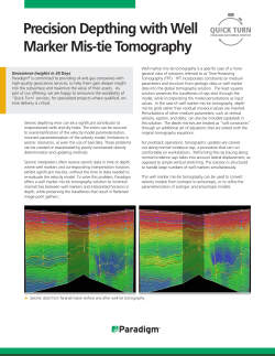 Precision Depthing with Well Marker Mis-tie Tomography