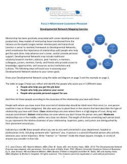 Mapping the Critical Relations in your Network at Deloitte and Touche