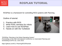 ROSPLAN TUTORIAL