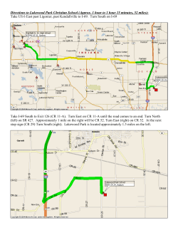 Directions to FW Elmhurst High School (supplied by them)