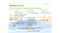 evenings, during summer break &ndash; mornings/evenings Minnows 6:00