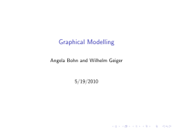 Graphical Modelling