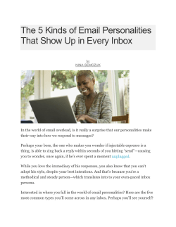 The 5 Kinds of Email Personalities That Show Up in Every Inbox