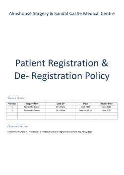 Registering a Patient on SystmOne