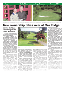 New ownership takes over at Oak Ridge