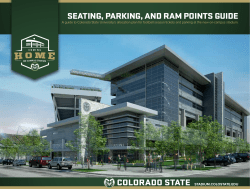 seating, parking, and ram points guide