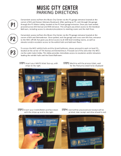 MUSIC CITY CENTER PARKING DIRECTIONS p1 p2 p3