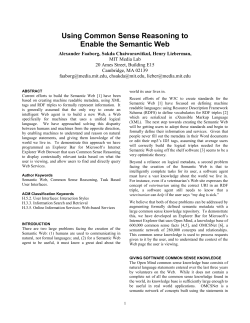 Common Sense Reasoning should not Replace FORmal Semantic