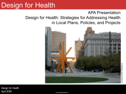 Presentation at 2009 National APA Conference