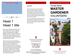 County Name MASTER GARDENER - OSU Extension | Montgomery
