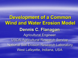 Erosion prediction technology development in the United States