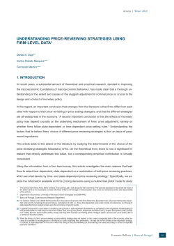 Understanding price-reviewing strategies using firm